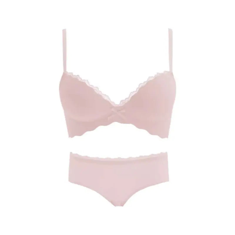 Seamless Push-Up Wireless Bra Set for Small Bust KrazySales