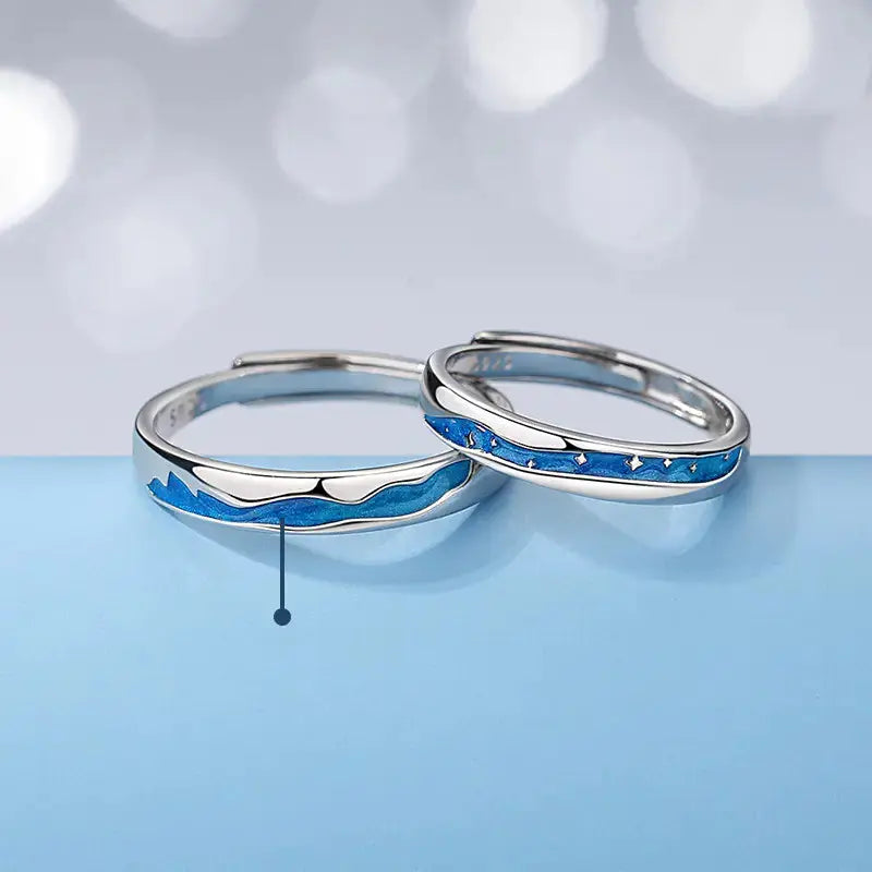 Small Design Feeling Rings - A Stylish Pair KrazySales