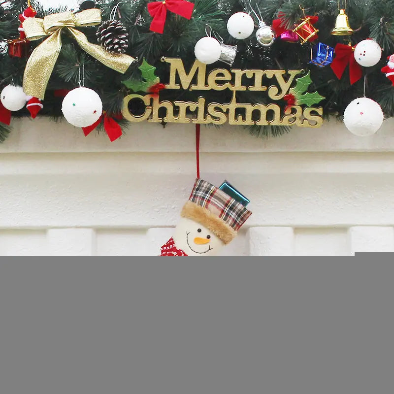 Christmas Stocking Gift Bag and Tree Decorations