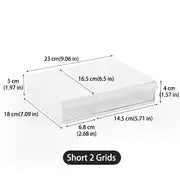 Under Desk Drawer Organizer Box with Multi-grid Storage KrazySales