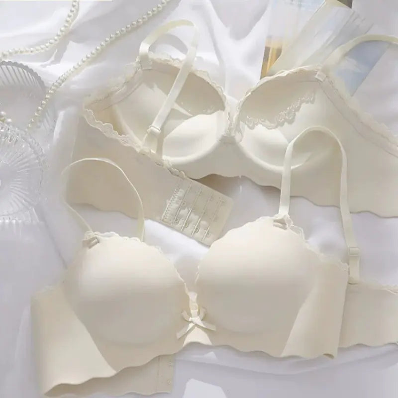 Seamless Push-Up Wireless Bra Set for Small Bust KrazySales