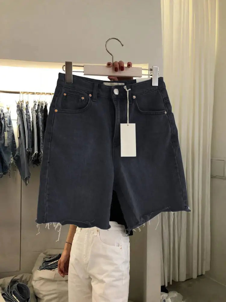 Loose Casual Women's Five-Point Denim Shorts KrazySales
