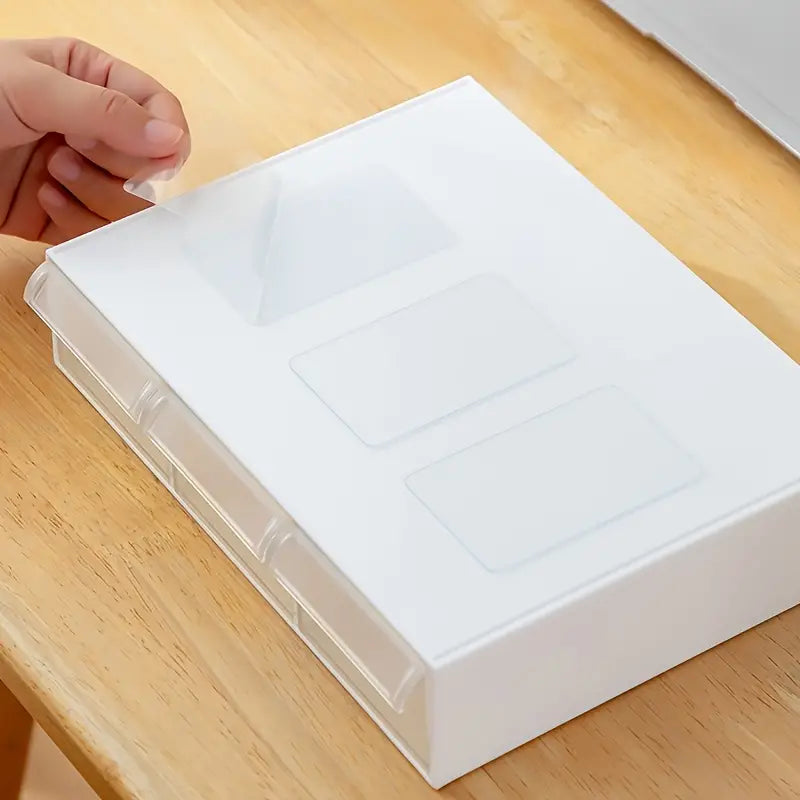 Under Desk Drawer Organizer Box with Multi-grid Storage KrazySales