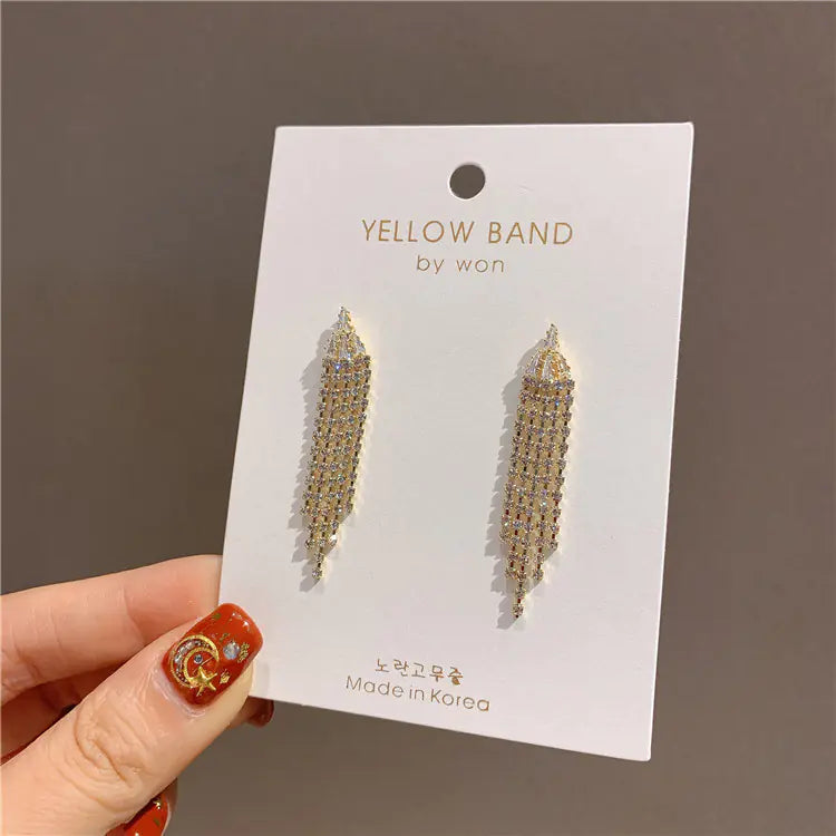 Korean S925 Silver Stud Earrings - Stylish & Versatile KrazySales