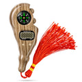 STM Leaders Digital Finger Tasbih with Compass & Night Light - Islamic Prayer Beads Counter Finger Counter for Dhikr Meditation Relaxation and Healing (Brown Wood Lion)