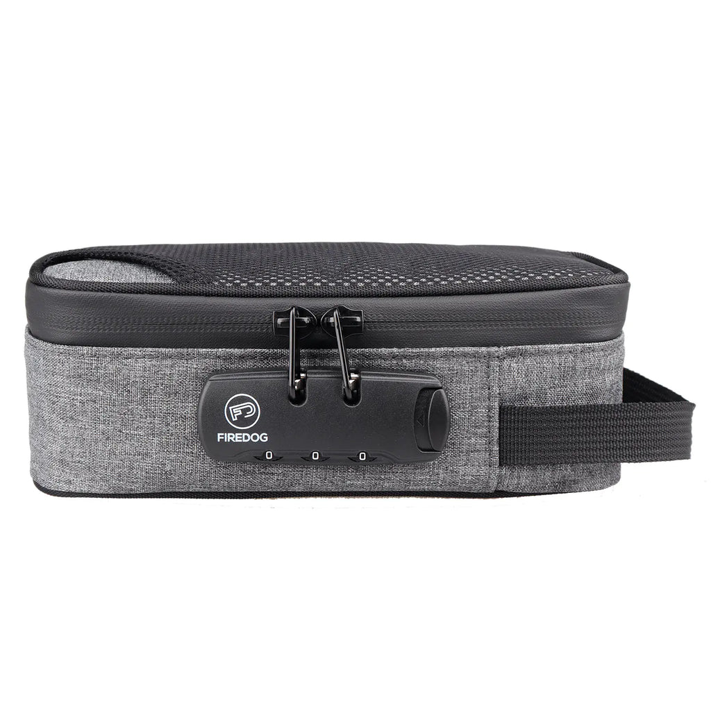 "Large Capacity Odor-Proof Travel Pipe Bag with Lock"