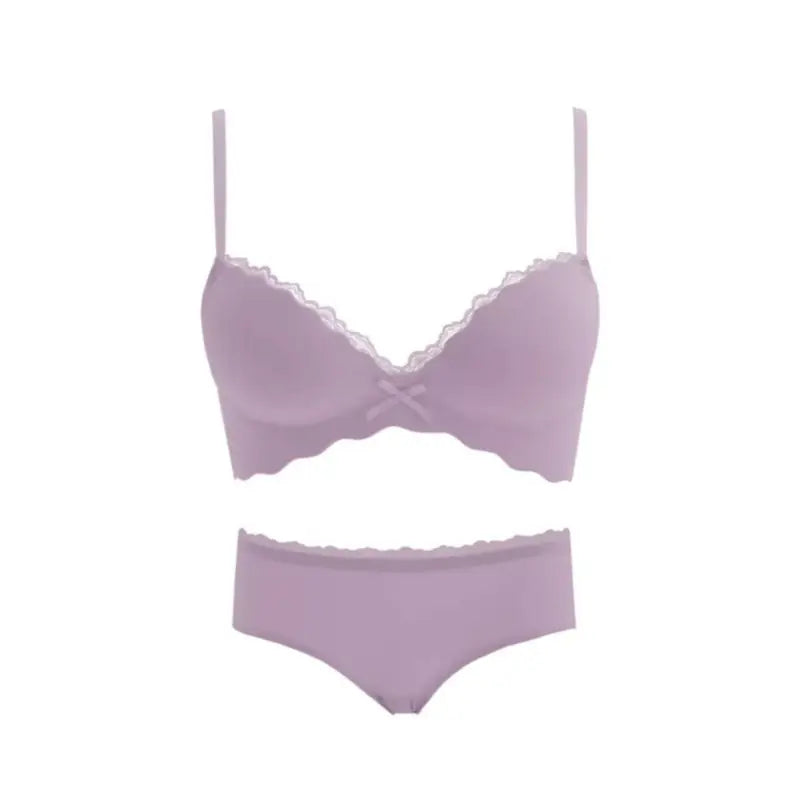 Seamless Push-Up Wireless Bra Set for Small Bust KrazySales