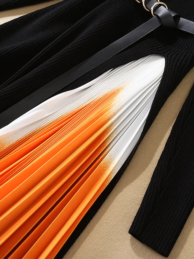 Elegant Long Sleeve Knit Dress with Ankle Length (2020) KrazySales