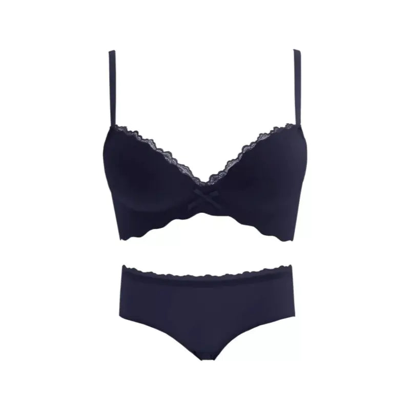 Seamless Push-Up Wireless Bra Set for Small Bust KrazySales